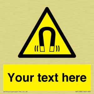 Custom Magnetic Field Sign